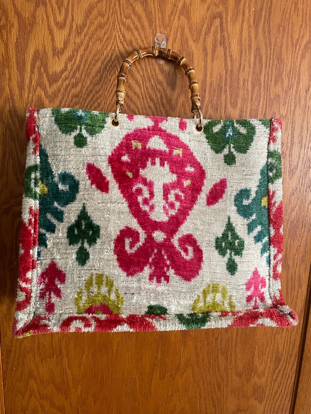 Wolf & Willa Large Tote Bamboo Handle - Picture 3 of 11